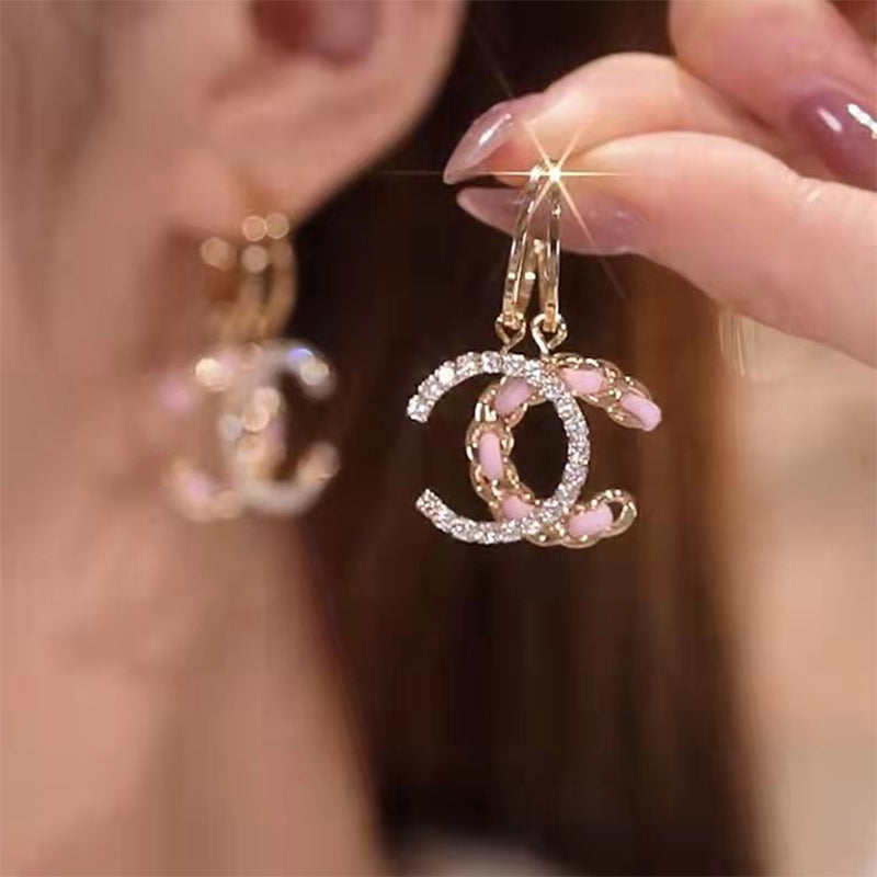 Dubbele "C" oorbellen