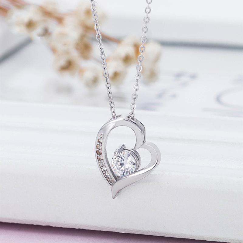 Zilveren Hart Ketting