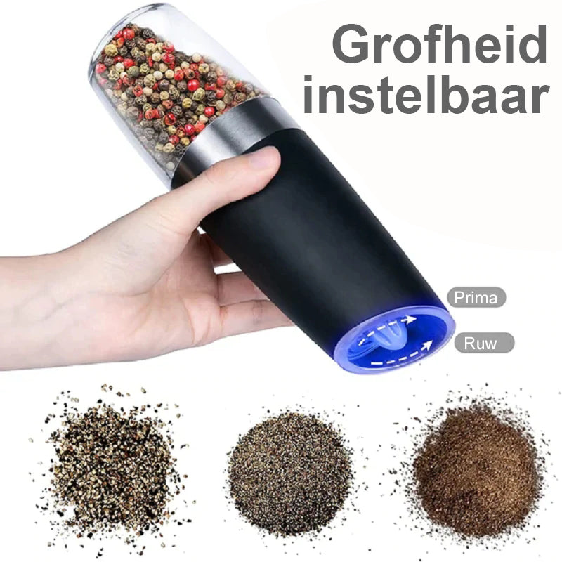 Automatische elektrische inductie zout- en pepermolen