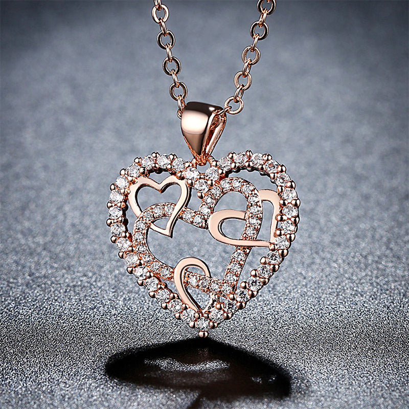 Open Gewerkte Hart Ketting
