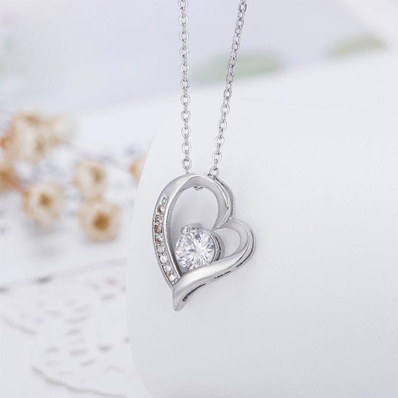 Zilveren Hart Ketting