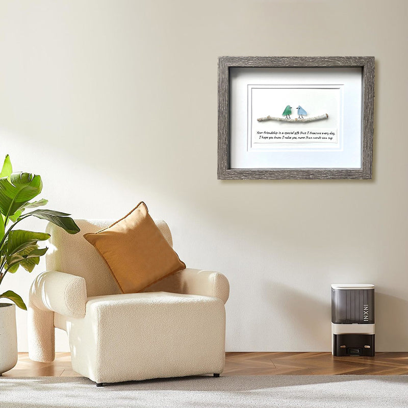 Vriendschapscadeau met zeeglasvogels