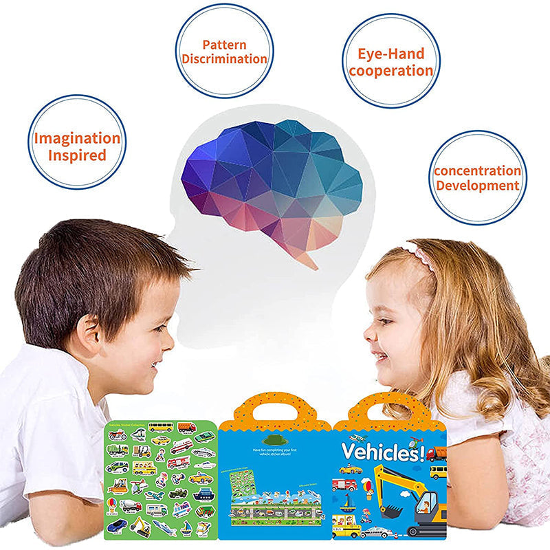Sticker voor kinderen leren educatieve speelgoed