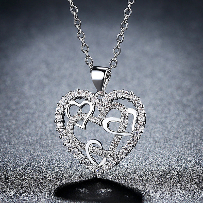 Open Gewerkte Hart Ketting