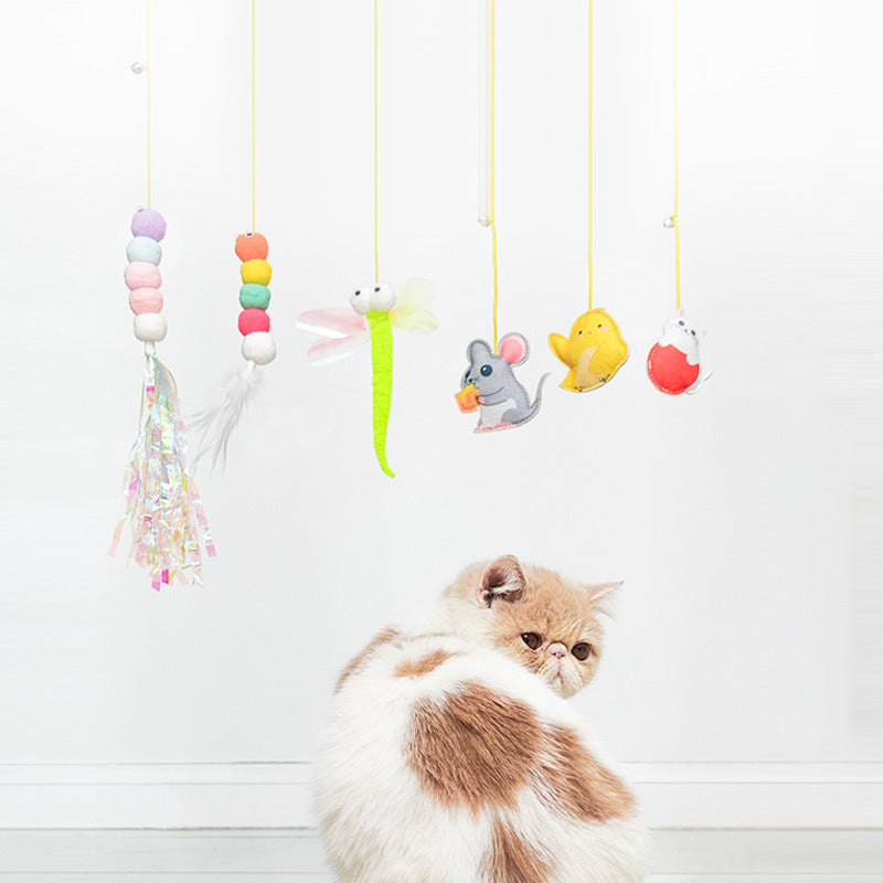 Hangend stuiterend katten speelgoed