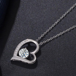 Zilveren Hart Ketting