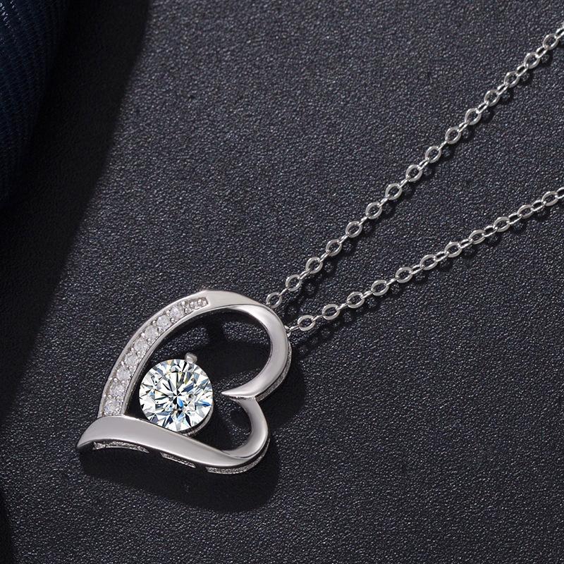 Zilveren Hart Ketting