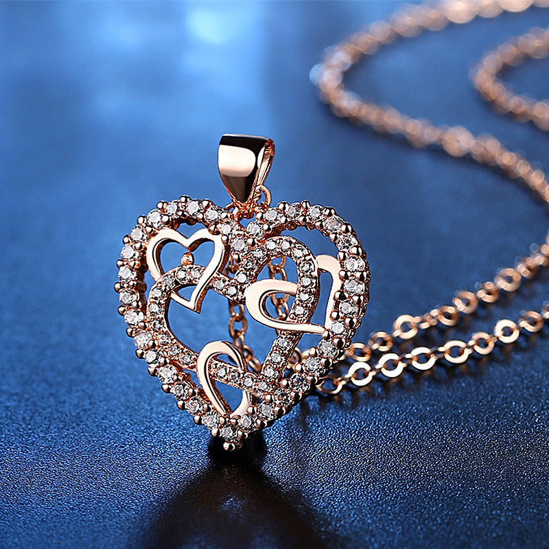 Open Gewerkte Hart Ketting