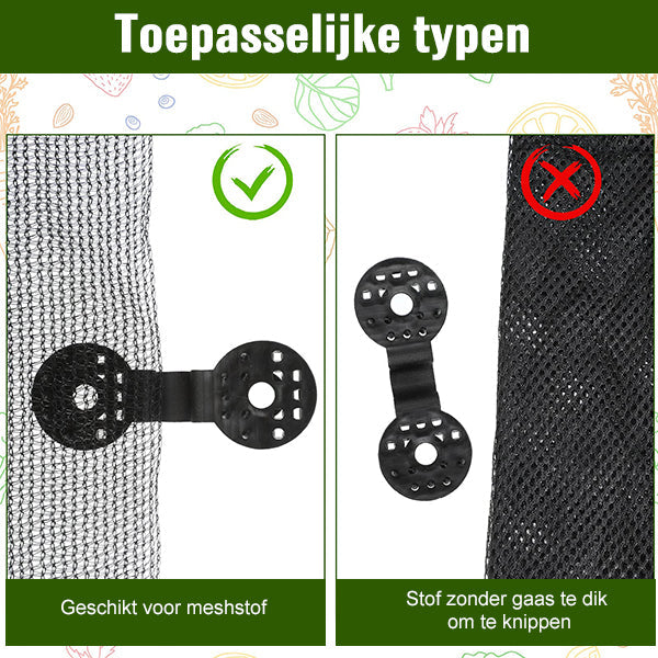 Shade Cloth Plastic Clip