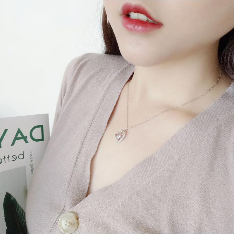 Zilveren Hart Ketting