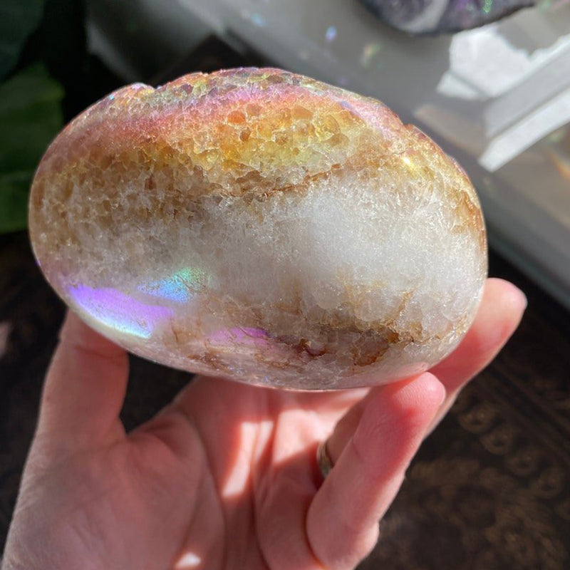 Angel Aura hartvormig kristal