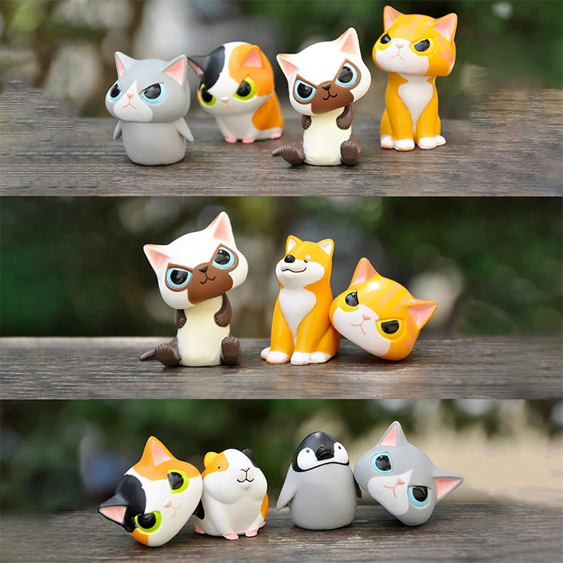 Ornamenten vermomd als katten