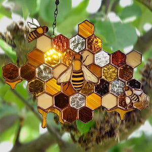 🐝Bee-vormige deurplaat ornament