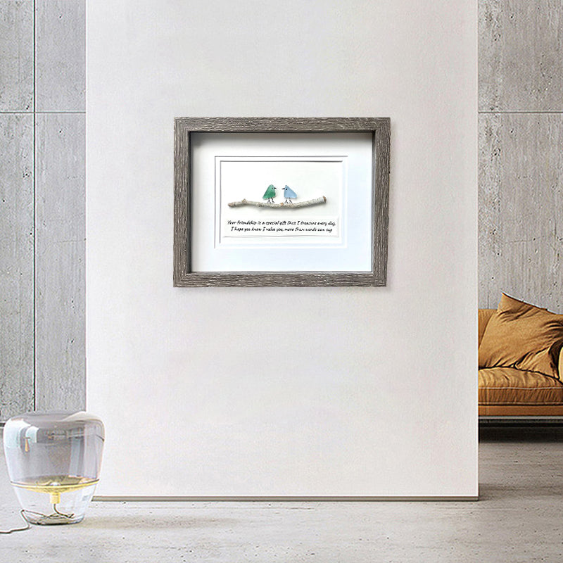 Vriendschapscadeau met zeeglasvogels