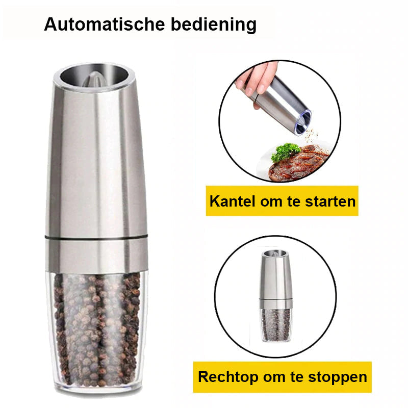 Automatische elektrische inductie zout- en pepermolen