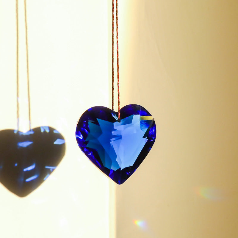 Opknoping Hart Suncatcher Prisma Ambachten