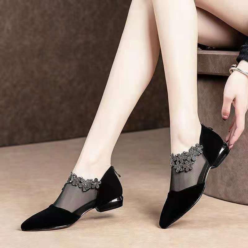 Mesh ademende sandalen