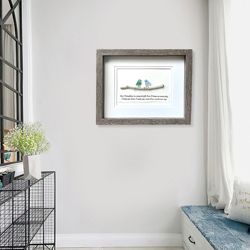 Vriendschapscadeau met zeeglasvogels