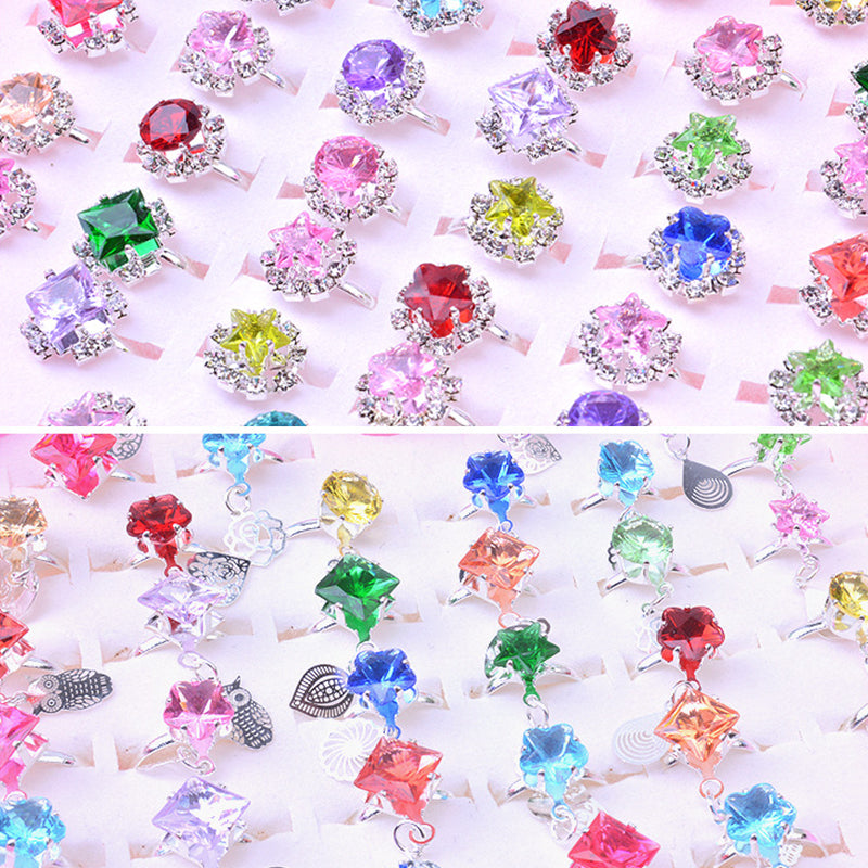 36 stuks schattige ringen voor meisjes