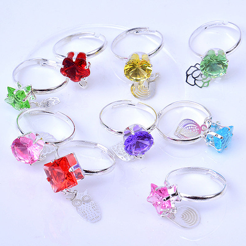 36 stuks schattige ringen voor meisjes
