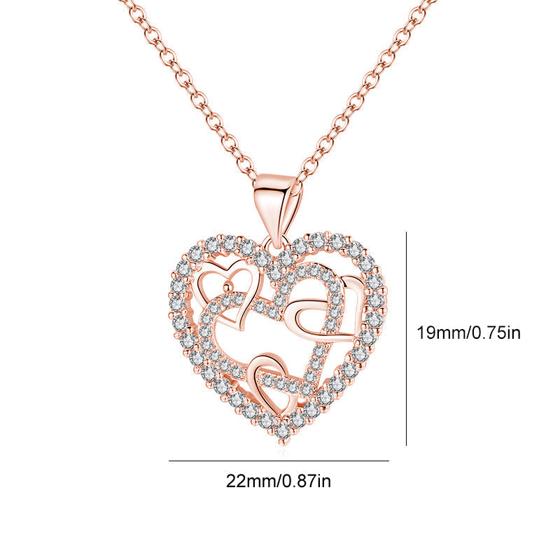 Open Gewerkte Hart Ketting