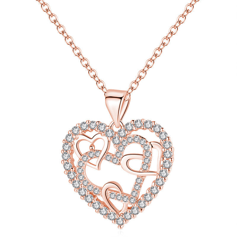 Open Gewerkte Hart Ketting