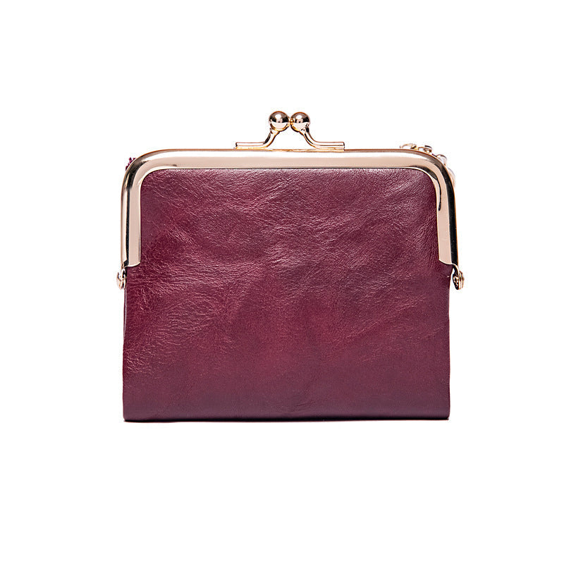 Mini Mode Dames Vierkante Korte Portemonnee