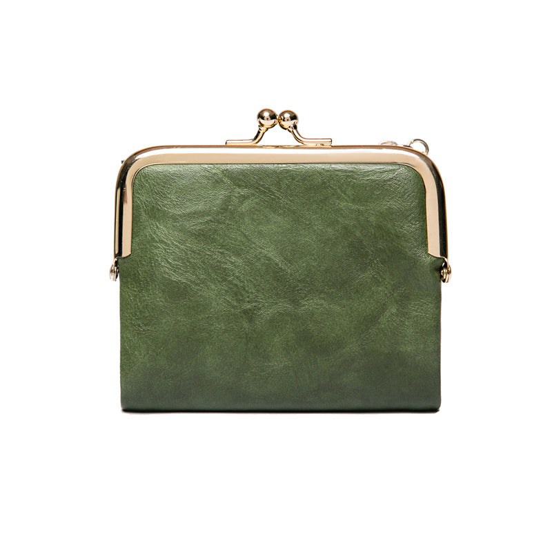 Mini Mode Dames Vierkante Korte Portemonnee