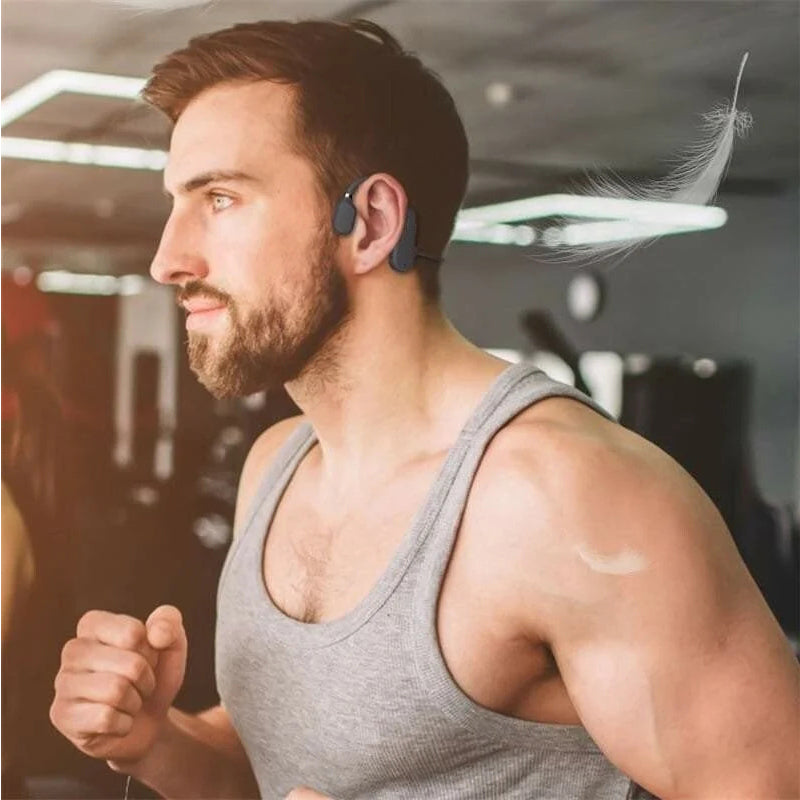 Beengeleidingshoofdtelefoon - draadloze Bluetooth-headset