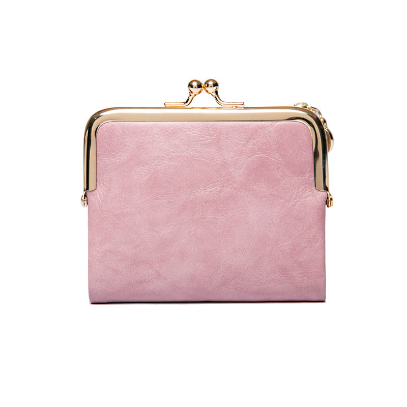 Mini Mode Dames Vierkante Korte Portemonnee