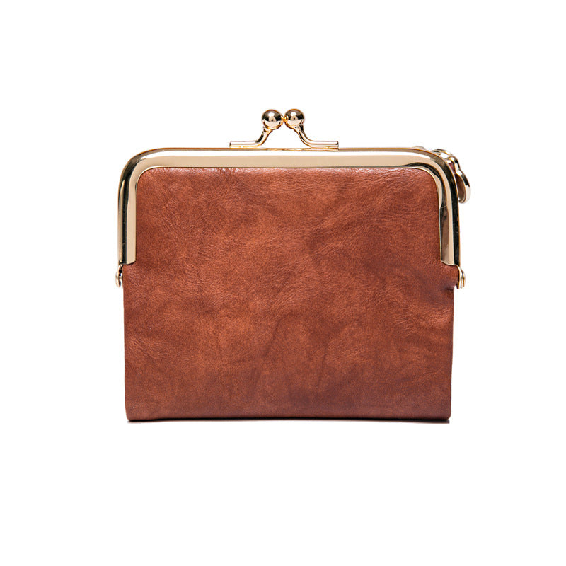 Mini Mode Dames Vierkante Korte Portemonnee