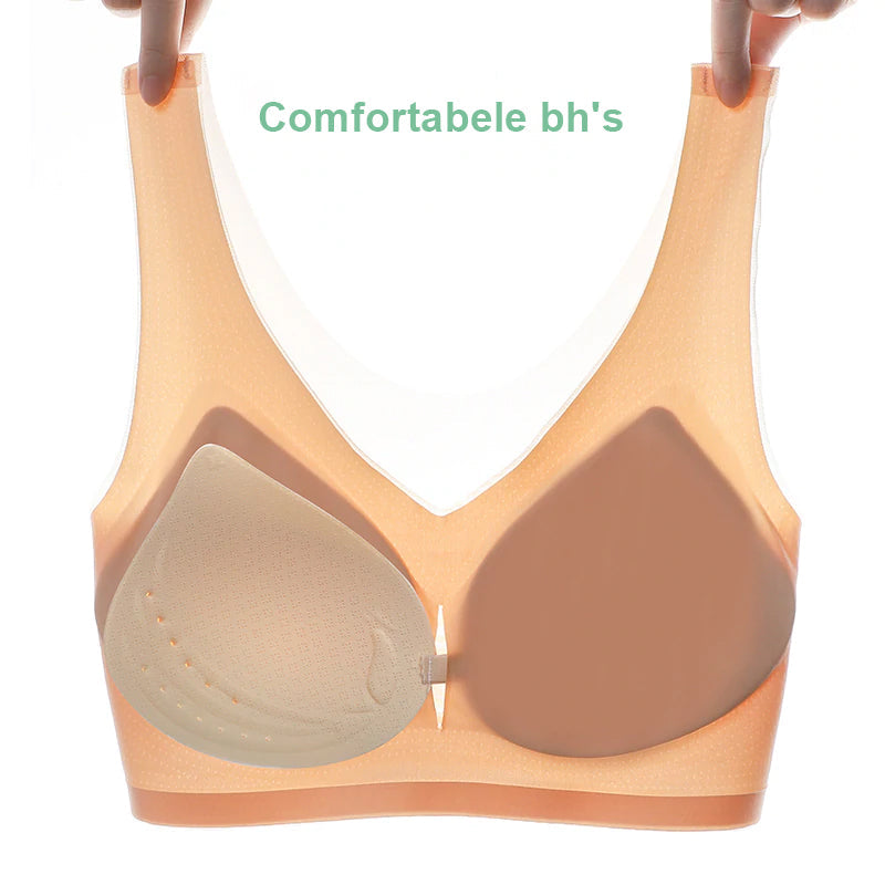 Ultradunne ijszijden comfort-bh voor dames