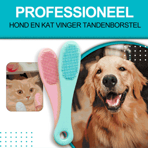 Professionele Hond En Kat Vingertandenborstel