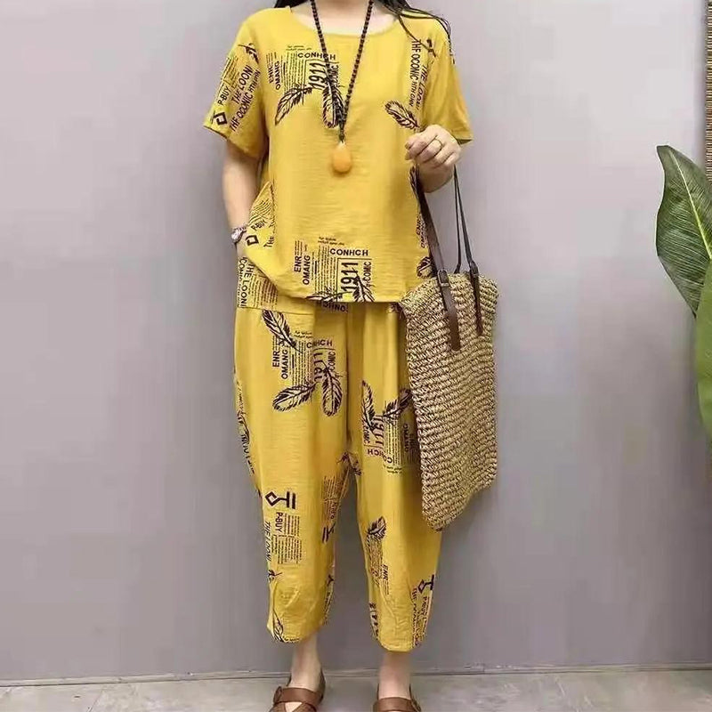 Casual losse 2-delige set voor dames