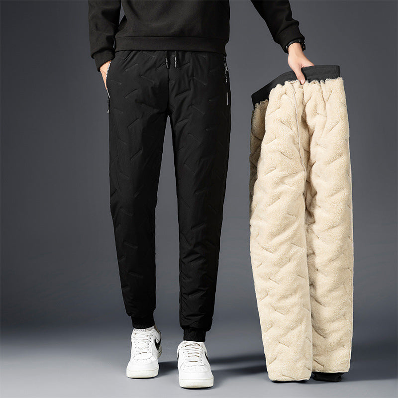 Winterbroek van verdikte fleece voor heren
