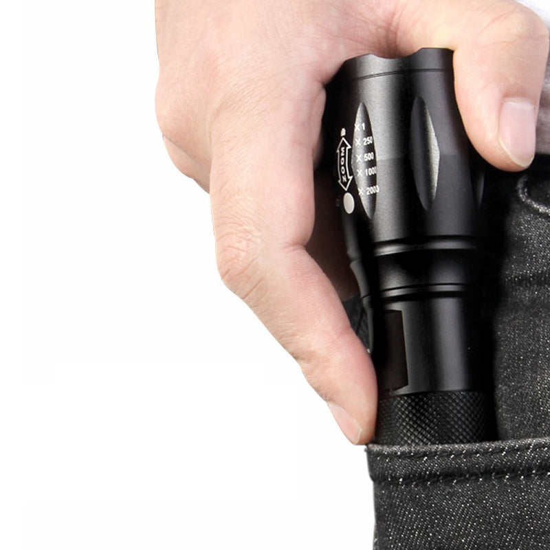 Aluminium zaklamp USB oplaadbare zaklamp