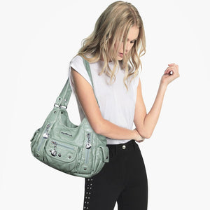 Vrouwen Vintage Zachte Lederen Tassen