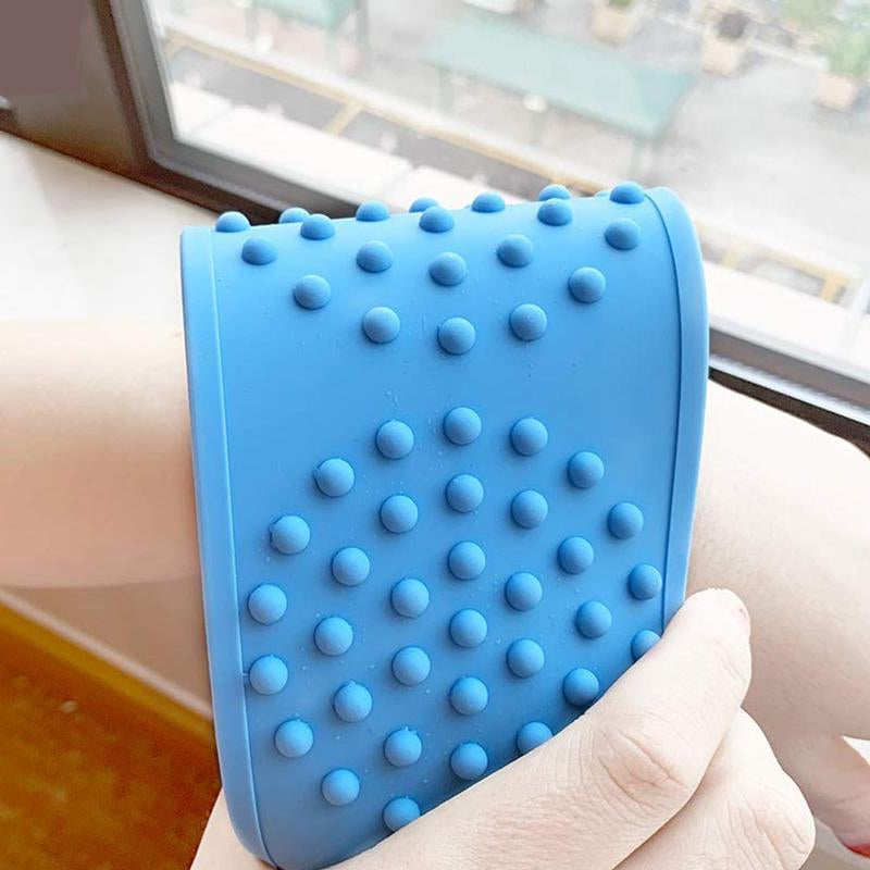 Siliconen body scrubber riem