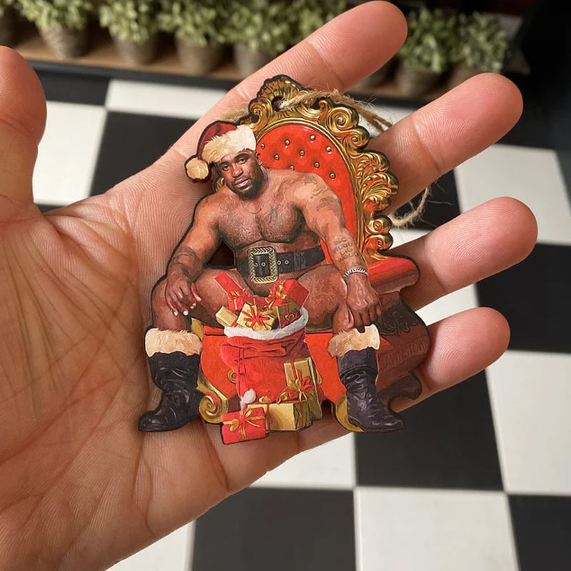 Barry houten Meme Kerst Ornament