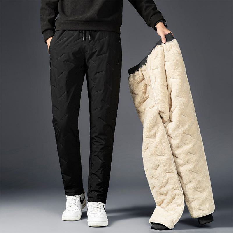 Winterbroek van verdikte fleece voor heren