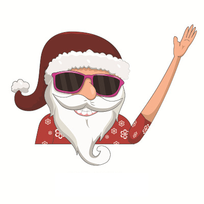 Kerst auto ruitenwisser stickers