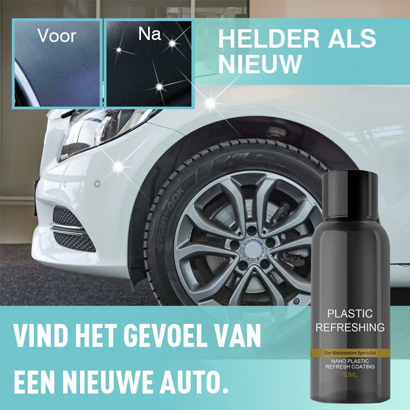 Opknapmiddel voor het opknappen van autokunststoffen