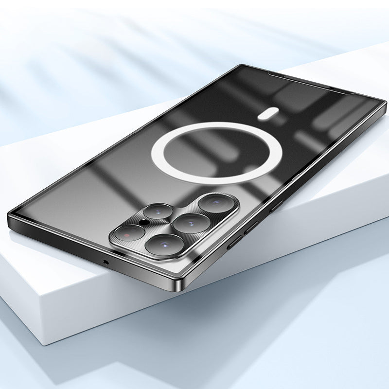 Magnetische Magsafe metalen hoes voor Samsung
