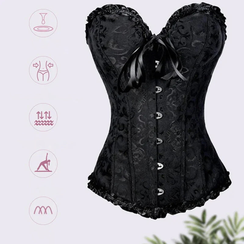 Court Style Corset Body Shaping Shapewear