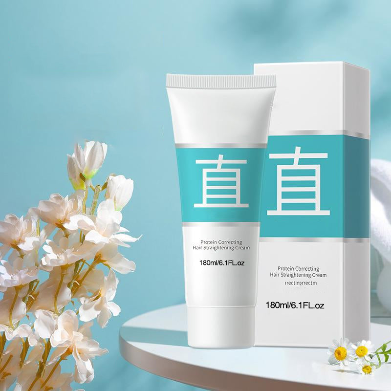 Zijde- en glanscrème voor het ontkrullen van haar