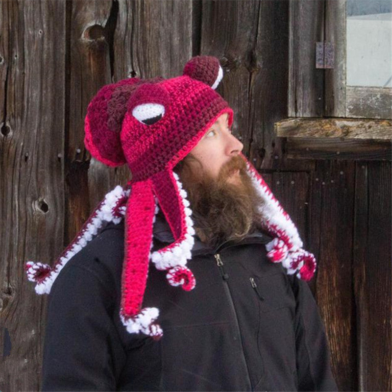 Gehaakte Octopus Hoed