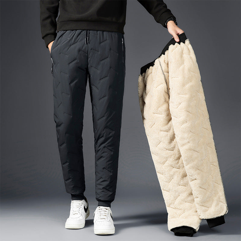 Winterbroek van verdikte fleece voor heren