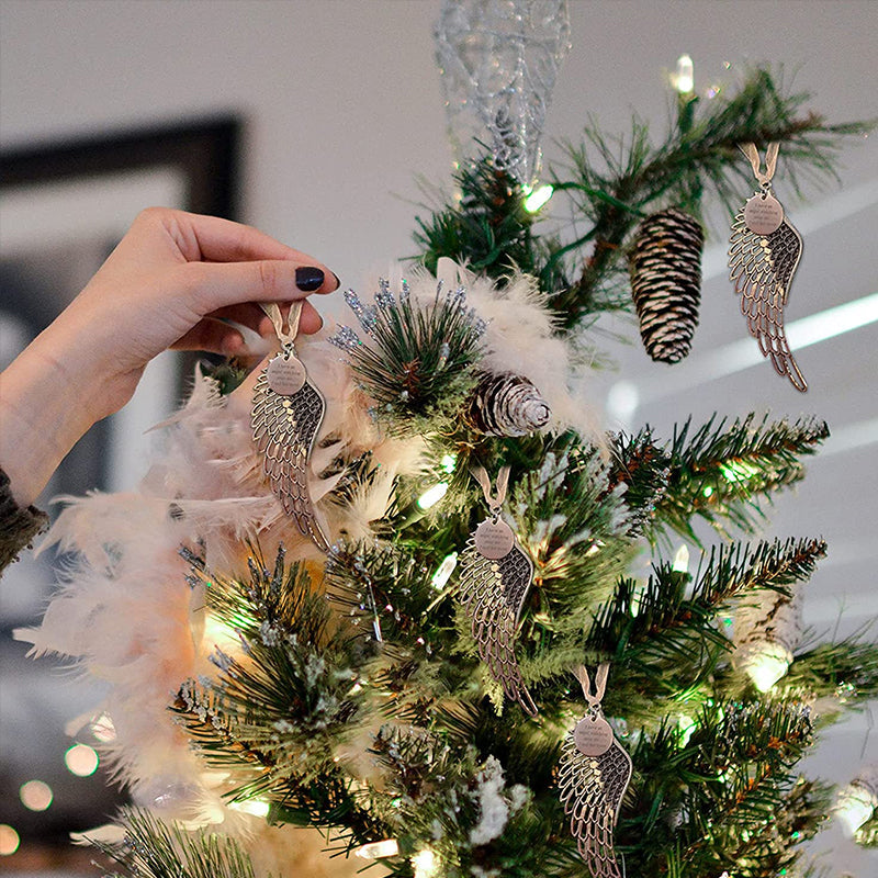 Kerst Familie Vleugels Hanger