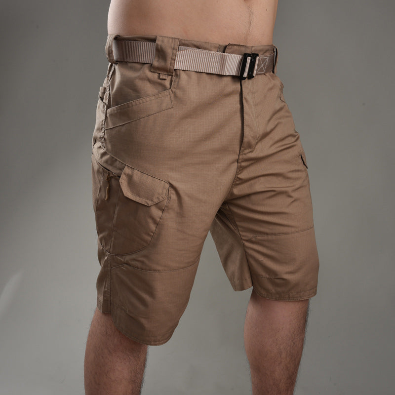 Tactische short in effen kleur
