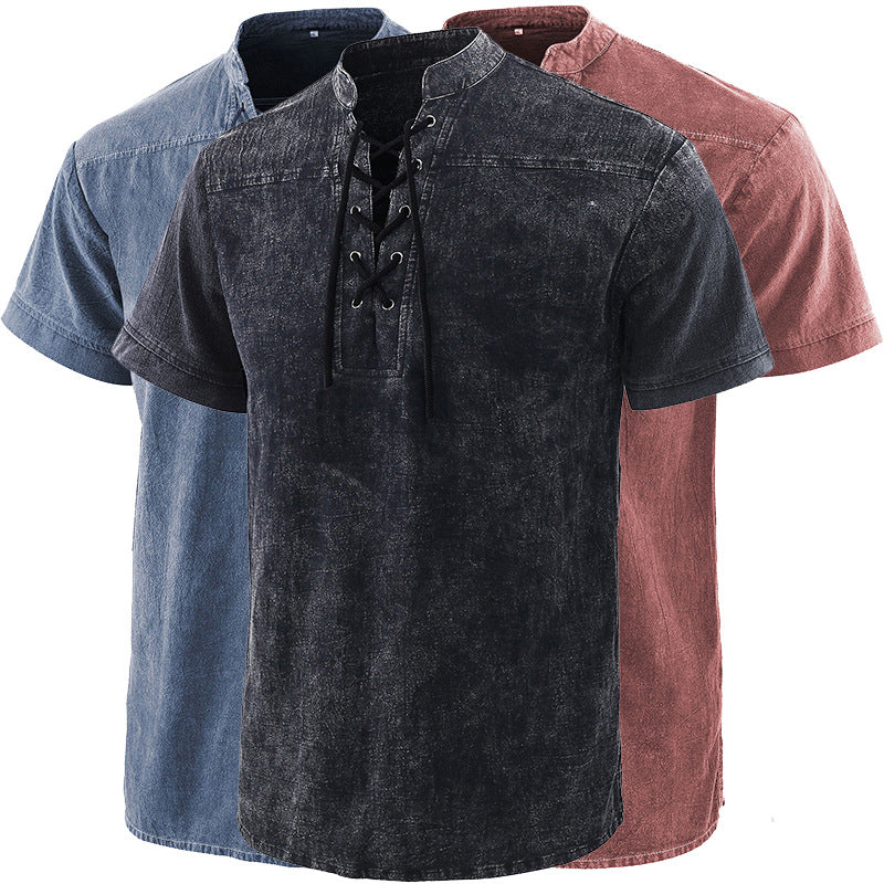 Mannen Gothic Retro T-shirt